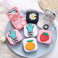 Cute Several Styles Colored Contact Lens Case