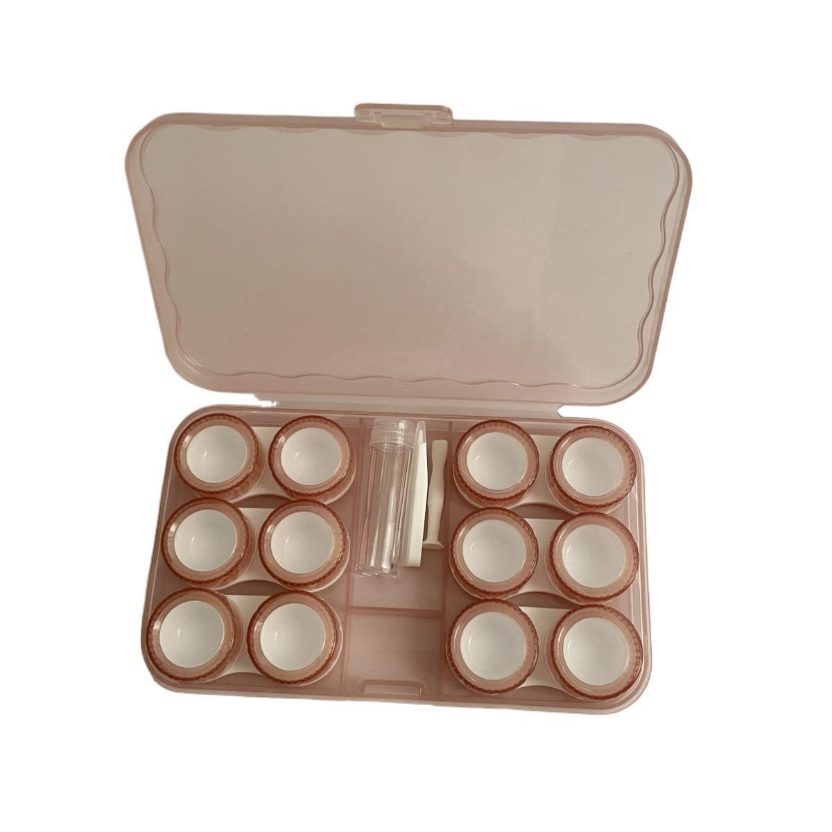 Ins Retro Cold Style Colored Contact Lens Case