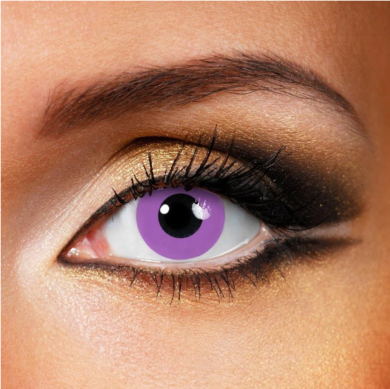 Cosplay Grey violet block Purple Colored Contact Lenses
