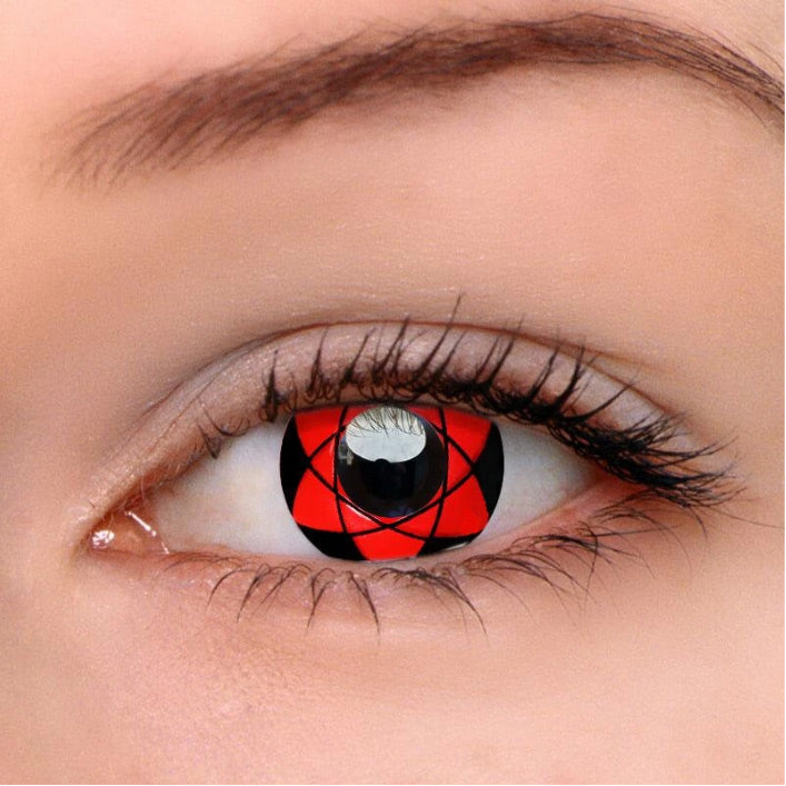 Cosplay Sharingan Farbige Kontaktlinsen Ohne Stärke Rot