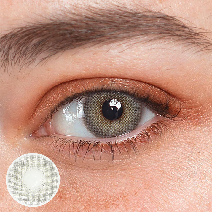 Gimlet Milk Grey Colored Contact Lenses