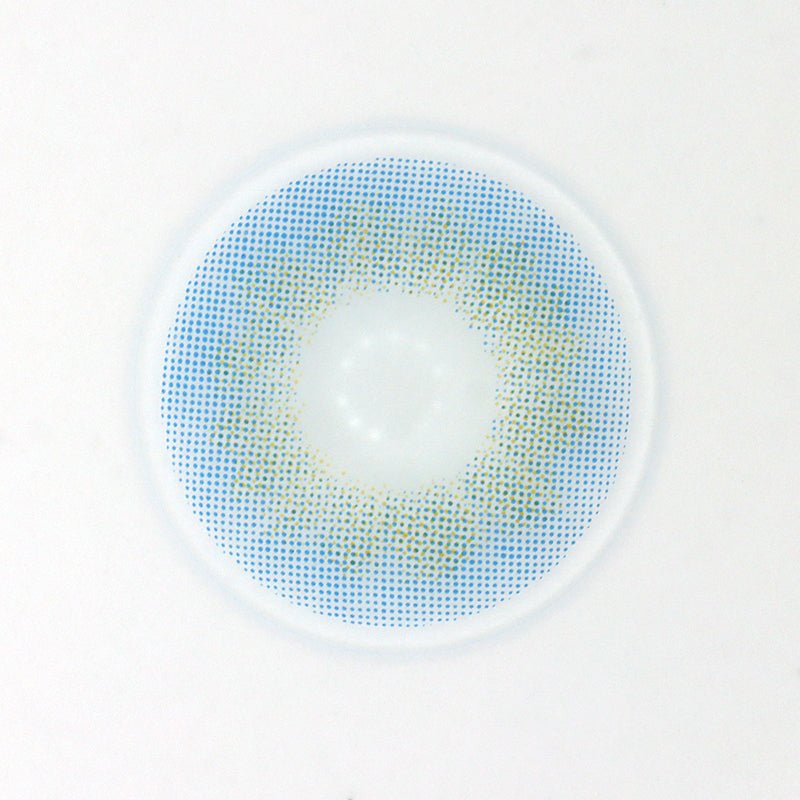 Genkai Blue Prescription Colored Contact Lenses
