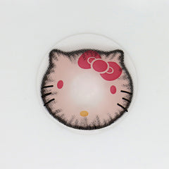 Cosplay Sweet Kitty Pink Colored Contact Lenses