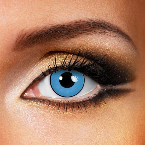 Cosplay Farbige Kontaktlinsen Ohne Stärke Manson Blau
