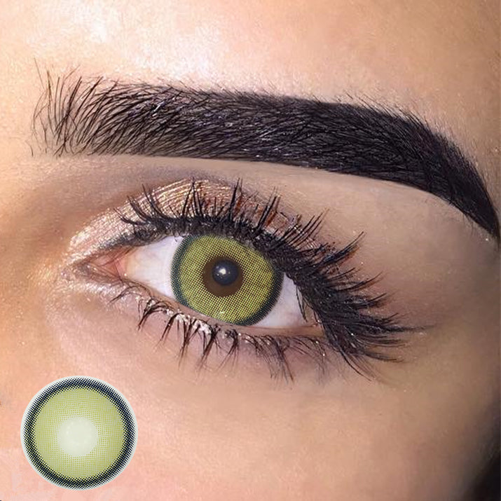 Neala Green Prescription Colored Contact Lenses