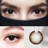 Big Eyes Chocolate Brown Colored Contact Lenses