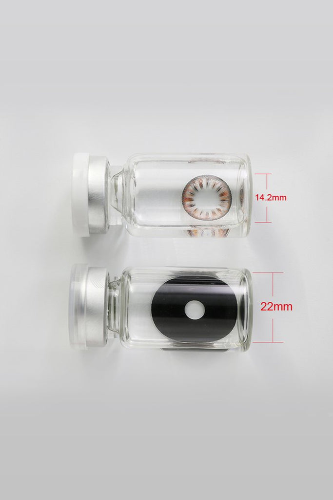 Halloween 22mm Black Sclera Colored Contact Lenses