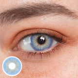 Perla Deep Blue Prescription Colored Contact Lenses