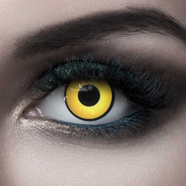 Halloween Yellow Manson Colored Contact Lenses