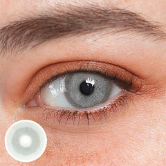 Meissa Greyish White Colored Contact Lenses