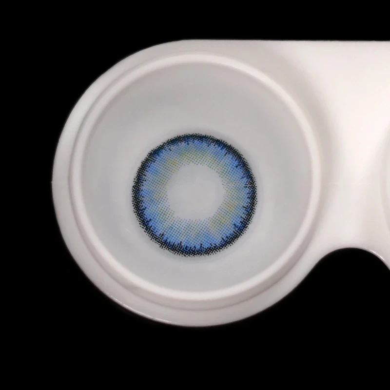 Premium Farbige Kontaktlinsen Mit Stärke Candy Blau