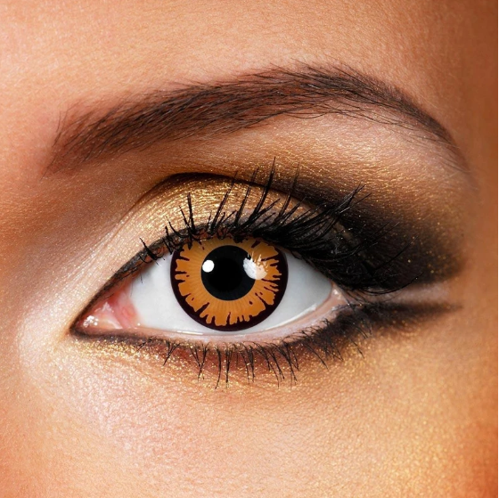 Cosplay TWILIGHT BELLA Farbige Kontaktlinsen Ohne Stärke Gelb