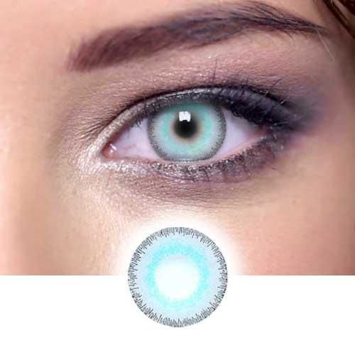 Elite Glass Green Gray Colored Contact Lenses