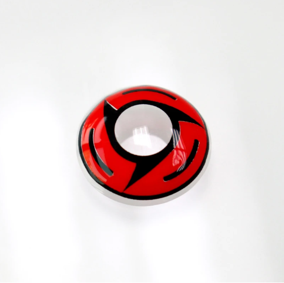 Cosplay Sharingan Bladed Red Colored Contact Lenses