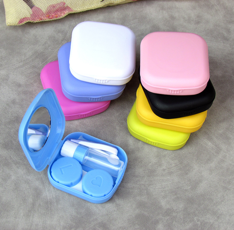 Factory Price 6 in 1 Contact Lens Box Case Colorful Fashion