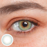 Pure Nature Blue brown Prescription Colored Contact Lenses