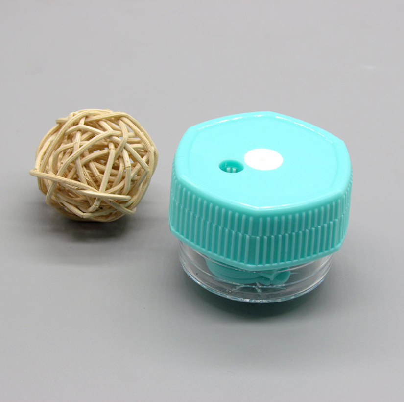 Manual rotary cleaning Multicolor Colored Contact Lens Case