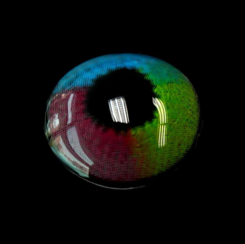 Halloween Rainbow Multi Rainbow Colored Contact Lenses