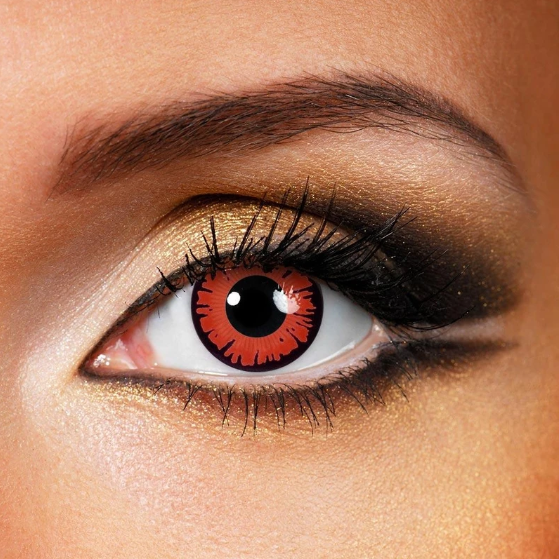Cosplay Farbige Kontaktlinsen Ohne Stärke RED WIZARDS