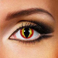 Cosplay Cat Eye Reddish brown Colored Contact Lenses