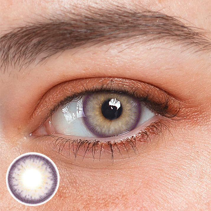 Margaret Iris Purple Colored Contact Lenses