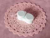 Macaroon flip cover Colored Contact Lens Case