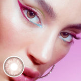Gem Pink Colored Contact Lenses