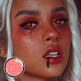 Cosplay red Manson mesh Colored Contact Lenses