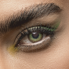 Wildcat Farbige Kontaktlinsen mit Stärke Grün