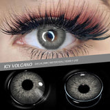 Amazonia Icy Volcano Gray Prescription Colored Contact Lenses