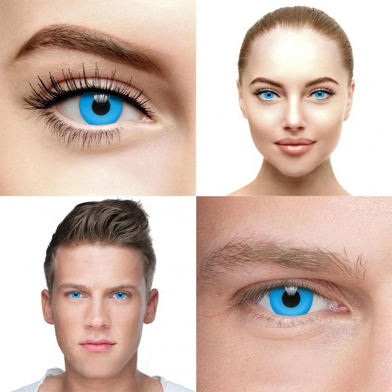 Halloween Blueout Colored Contact Lenses