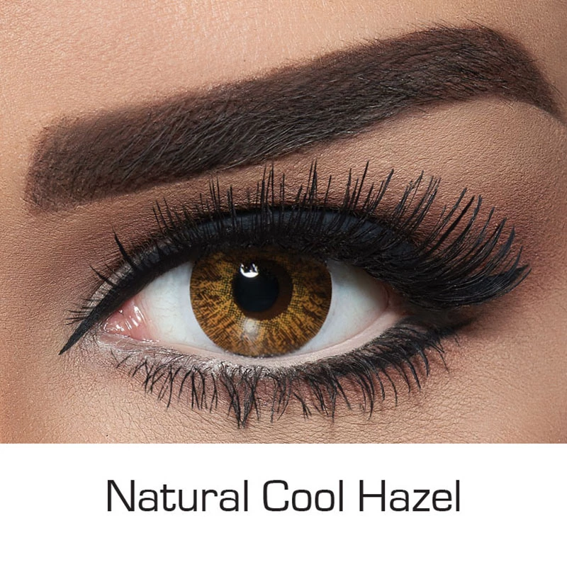 NATURAL COOL HAZEL Khaki Colored Contact Lenses