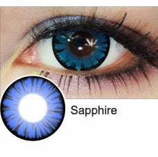 Halloween Miracle Farbige Kontaktlinsen mit Stärke Saphirgrün
