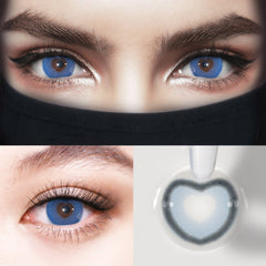 Cosplay Ocean Honey Blue Colored Contact Lenses