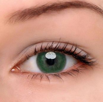 Premium Farbige Kontaktlinsen mit Stärke Candy Grün