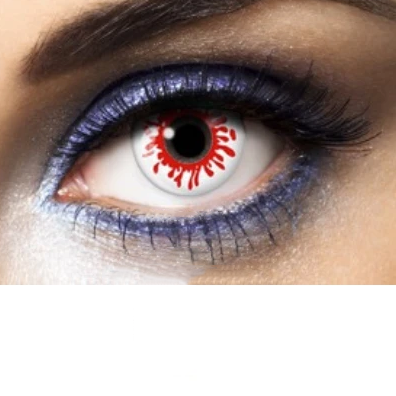 Halloween Trauma Red Colored Contact Lenses