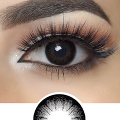 Big Eyes Farbige Kontaktlinsen Ohne Stärke in Schwarz