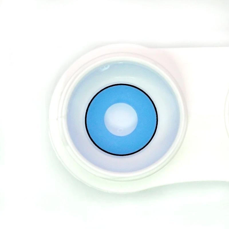 Cosplay Farbige Kontaktlinsen Ohne Stärke Manson Blau