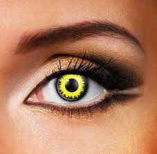 Halloween SOLAR ECLIPSE Farbige Kontaktlinsen Ohne Stärke