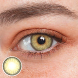 Margaret Daisy Orange Colored Contact Lenses