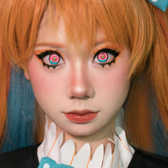 Cosplay Titan Pink Colored Contact Lenses