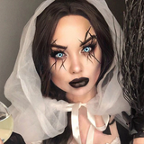 Halloween Cosplay White Manson Colored Contact Lenses