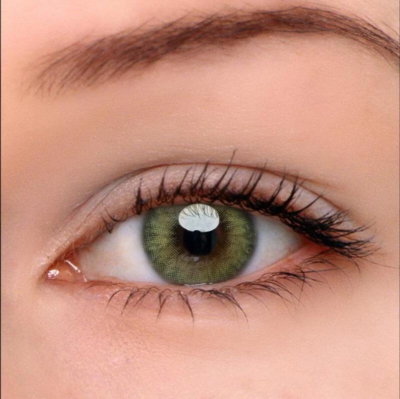 Pro Farbige Kontaktlinsen Ohne Stärke Khaki Braun