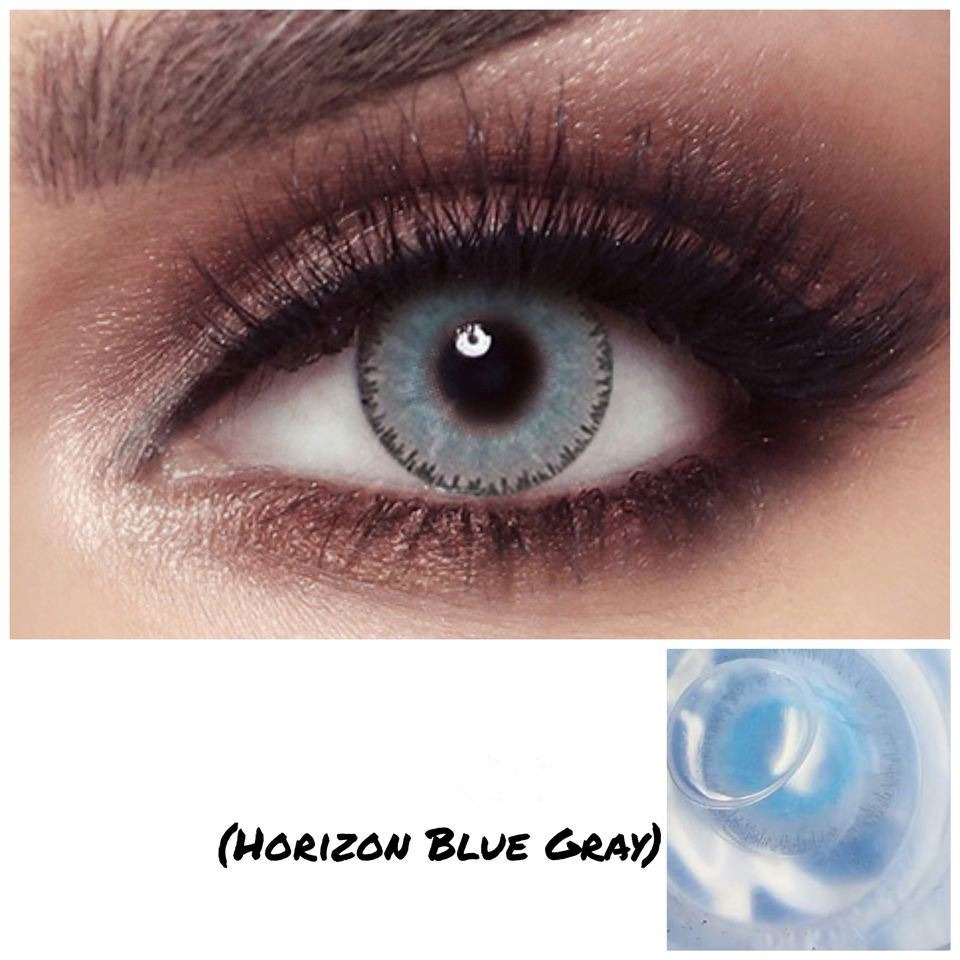 Elite Horizon Farbige Kontaktlinsen Ohne Stärke Blau Grau