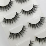 New Natural Slim 4 Piece G108 Mink Hair Eyelashes