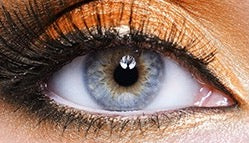Pure Nature Farbige Kontaktlinsen mit Stärke in Himmelgrau