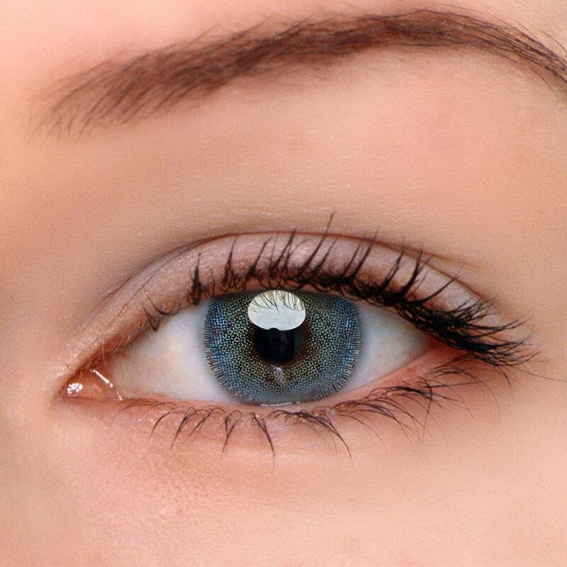 Euramerican Farbige Kontaktlinsen mit Stärke Blau