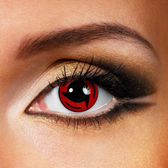 Cosplay Sharingan Bladed Rote Farbige Kontaktlinsen