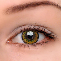 Vega Farbige Kontaktlinsen Ohne Stärke Gold Gelb