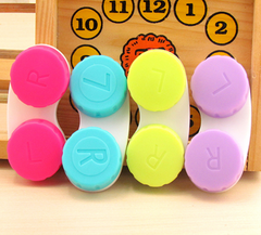 Candy Colors Multicolor Colored Contact Lens Case